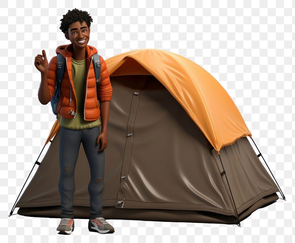 PNG Adult tent adventure outdoors. AI generated Image by rawpixel.