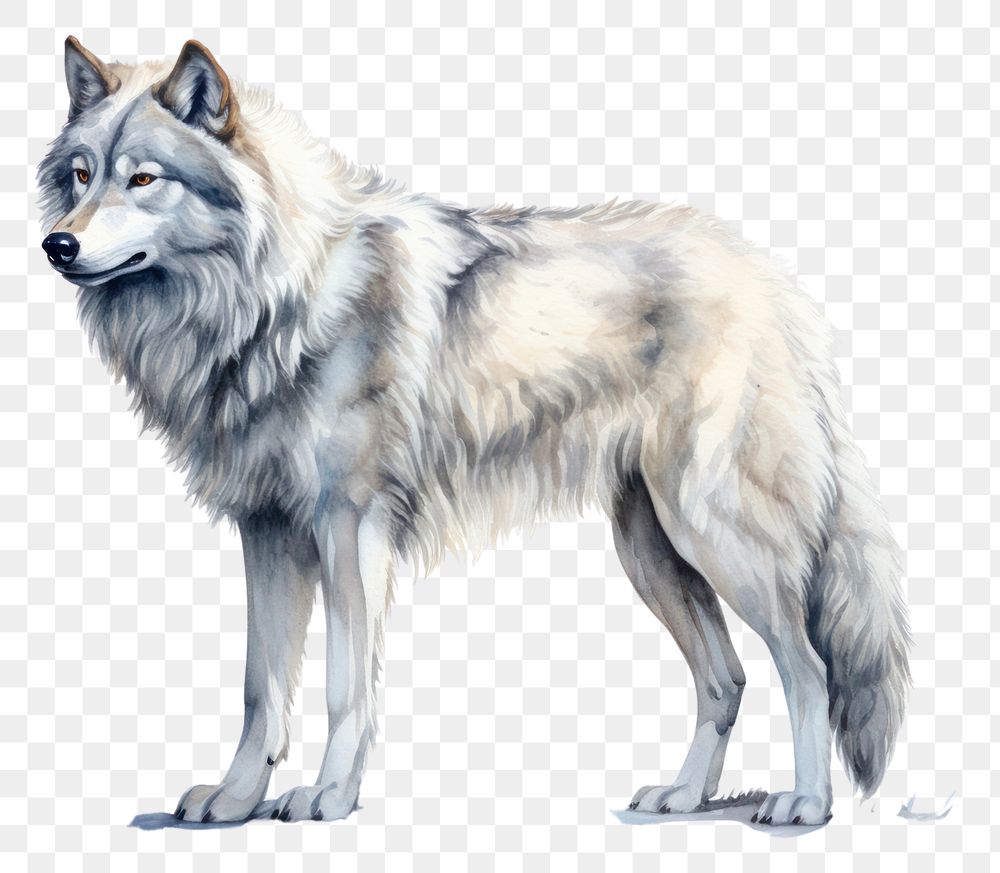 PNG Wolf mammal animal coyote transparent background