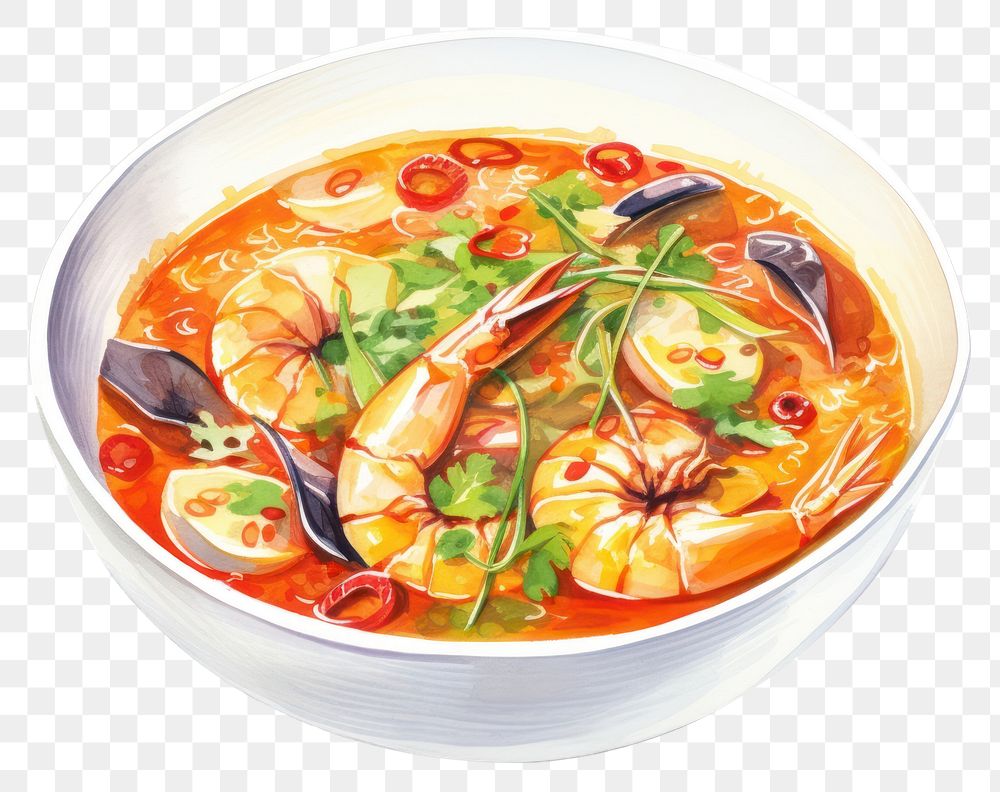 PNG Plate food soup meal. AI generated Image by rawpixel.