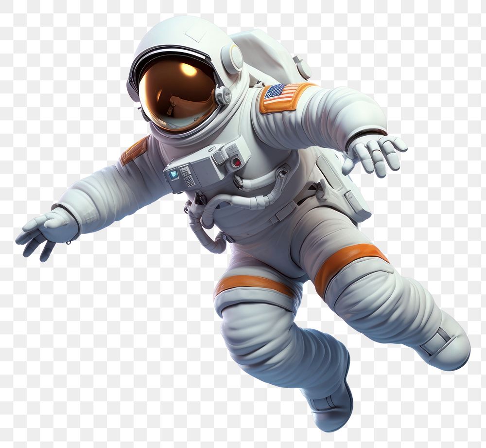 PNG White background protection futuristic astronaut. AI generated Image by rawpixel.
