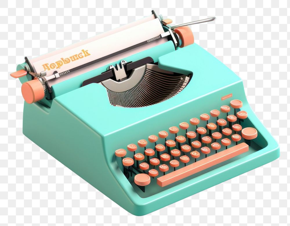 PNG Typewriter text electronics technology. AI generated Image by rawpixel.