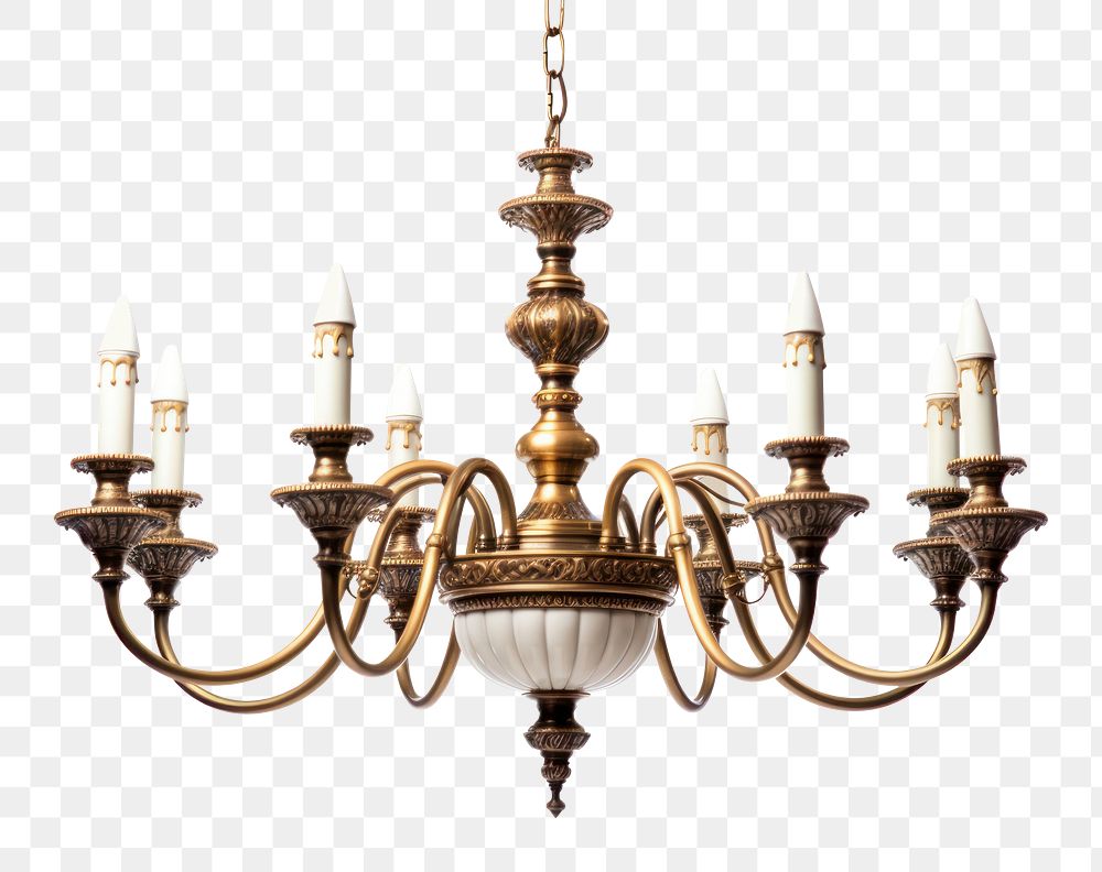 PNG Chandelier lamp white background architecture. AI generated Image by rawpixel.