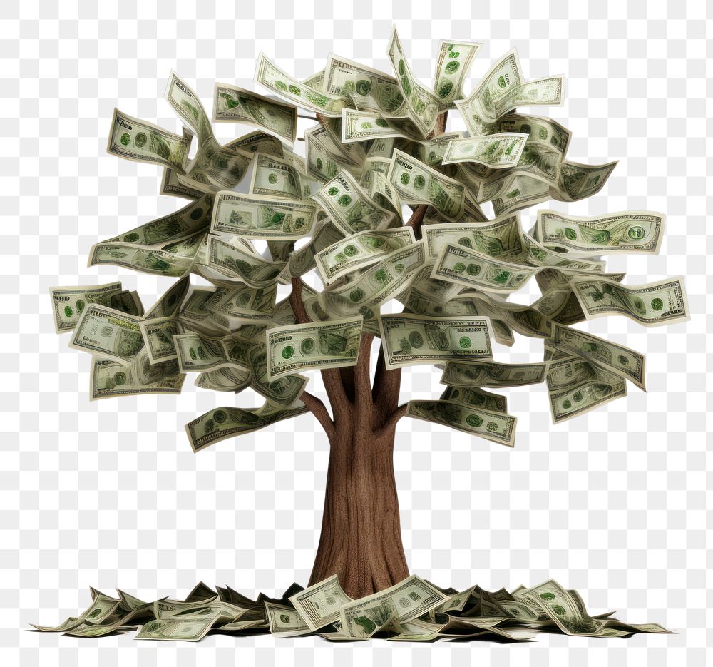 PNG Dollar money tree investment