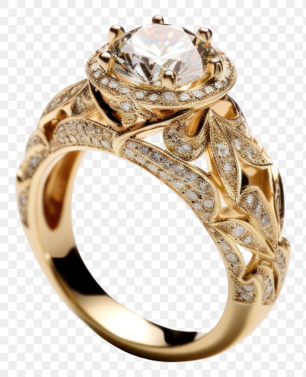 PNG Ring gold gemstone diamond. AI generated Image by rawpixel.