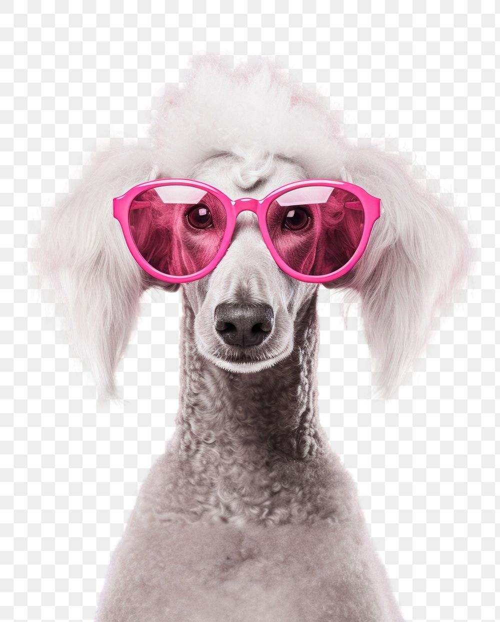 PNG Sunglasses mammal animal poodle transparent background