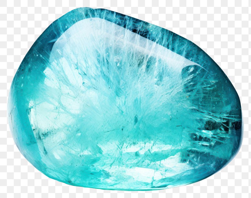 PNG Turquoise gemstone crystal mineral. AI generated Image by rawpixel.
