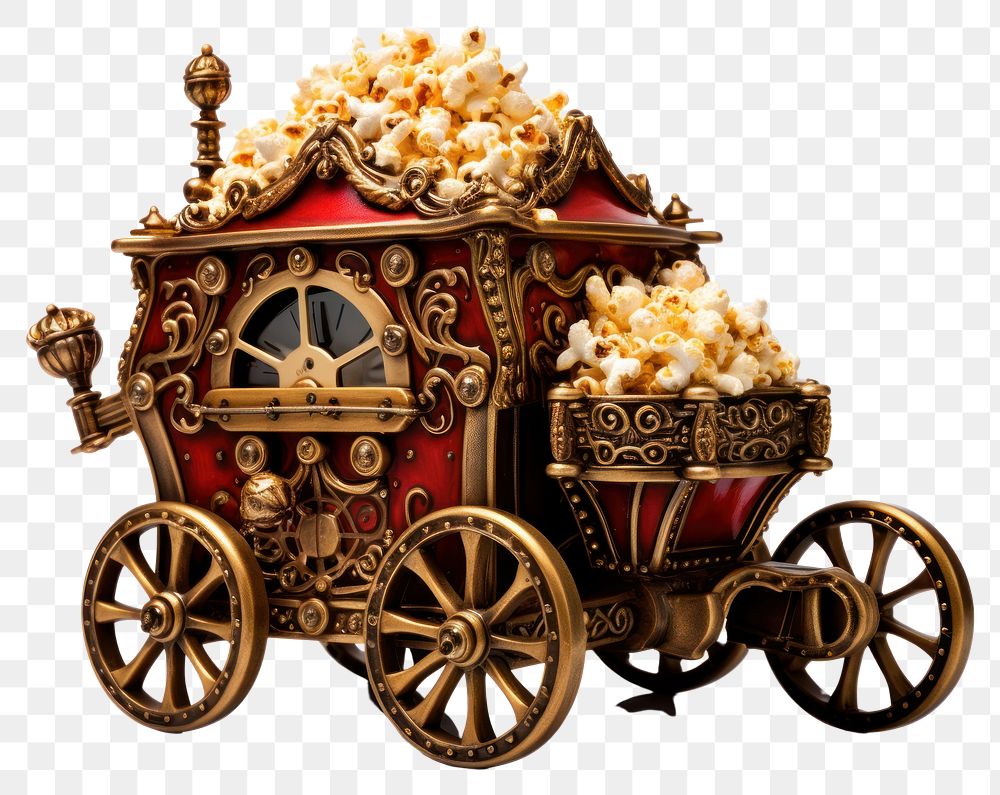 PNG Vehicle popcorn wheel transportation. AI generated Image by rawpixel.