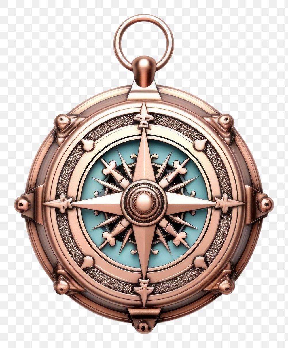 PNG Jewelry pendant compass locket. AI generated Image by rawpixel.