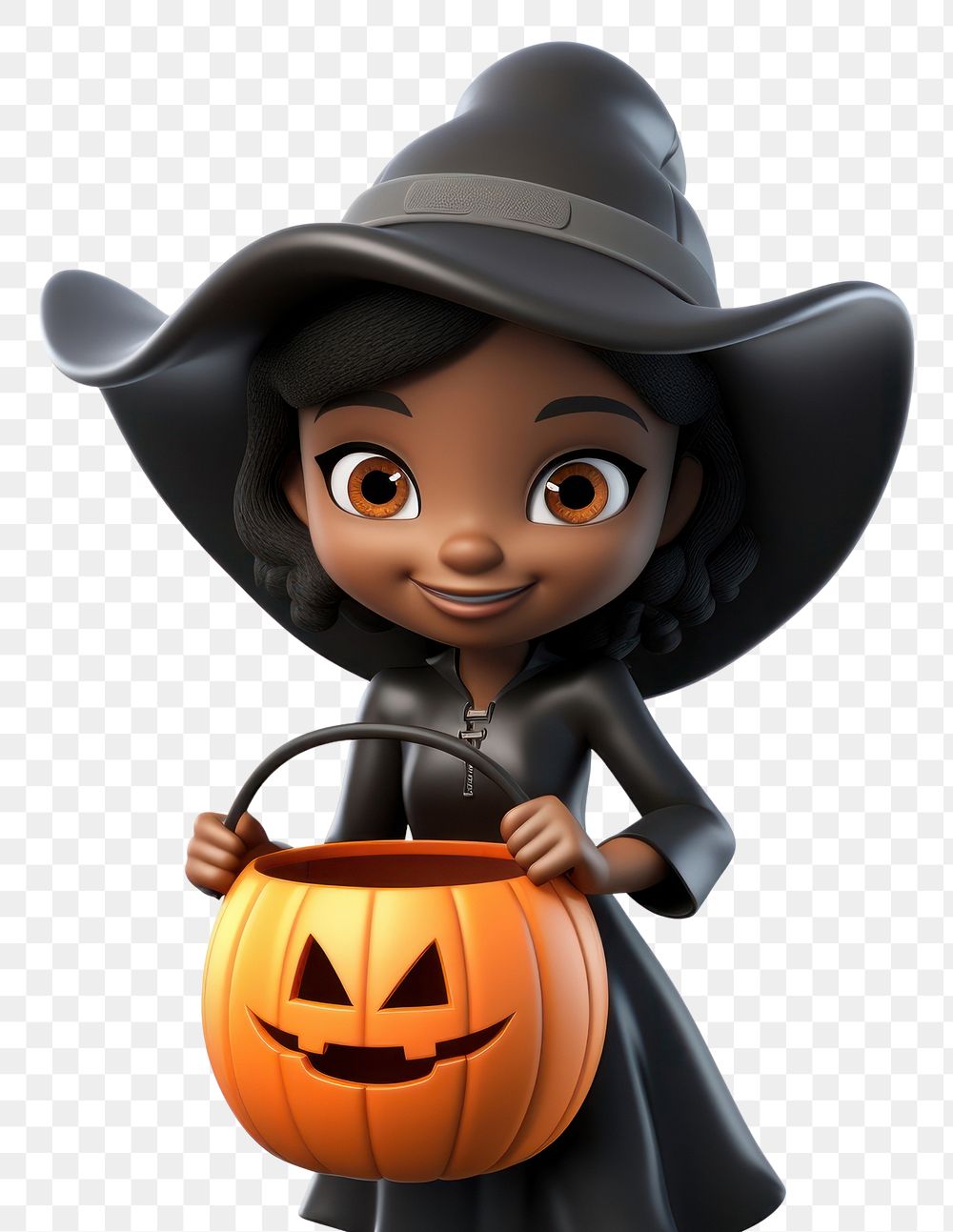 PNG Halloween pumpkin cartoon black. AI generated Image by rawpixel.