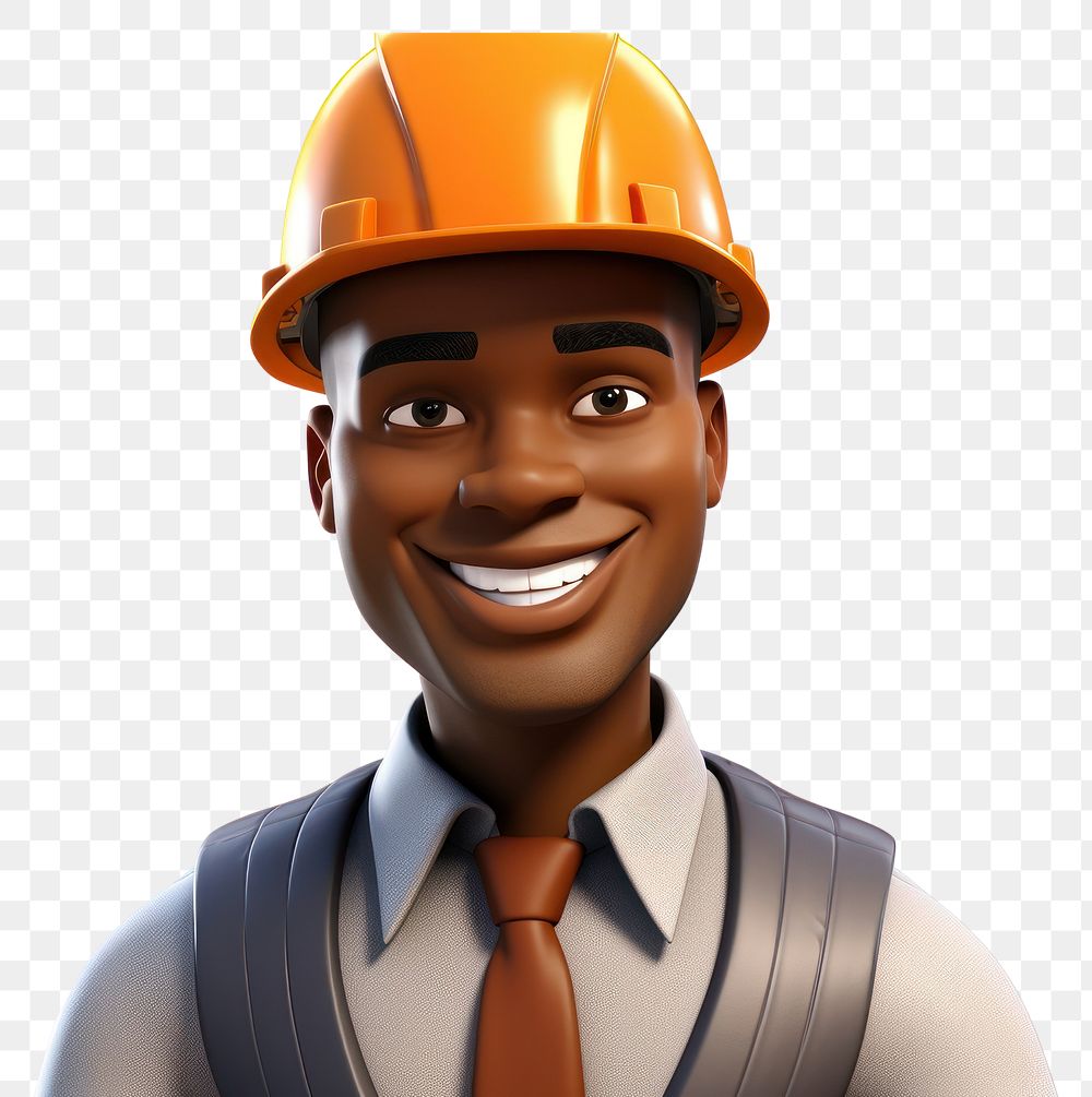 PNG Cartoon hardhat helmet  