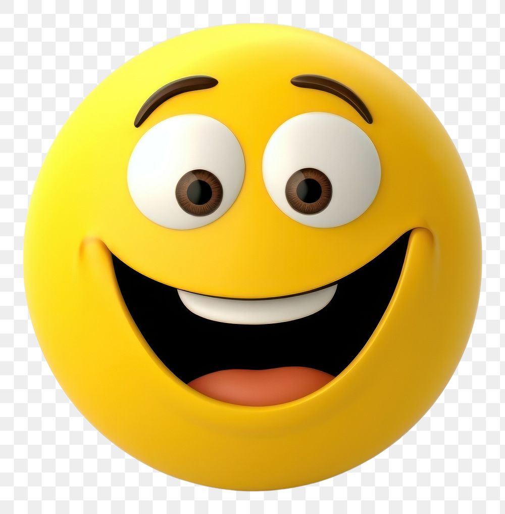PNG Emoticon cartoon face toy. AI generated Image by rawpixel.