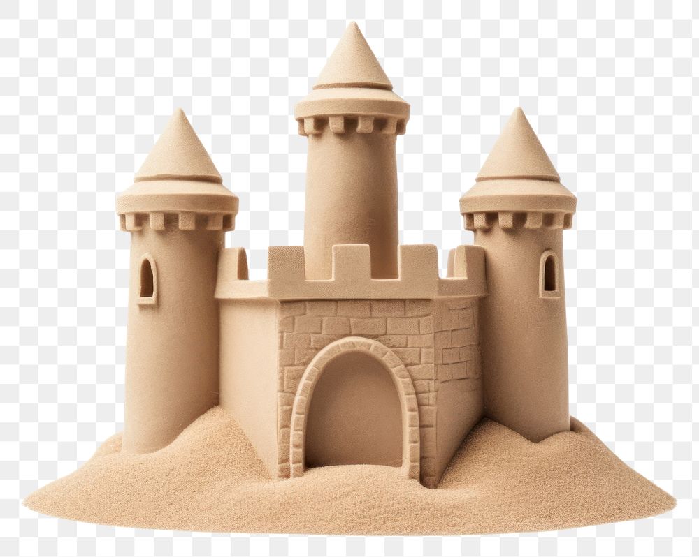PNG Castle sand architecture building. AI generated Image by rawpixel.