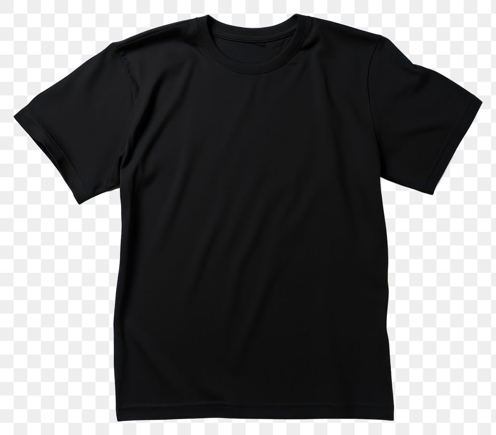 PNG T-shirt sleeve black white background. AI generated Image by rawpixel.
