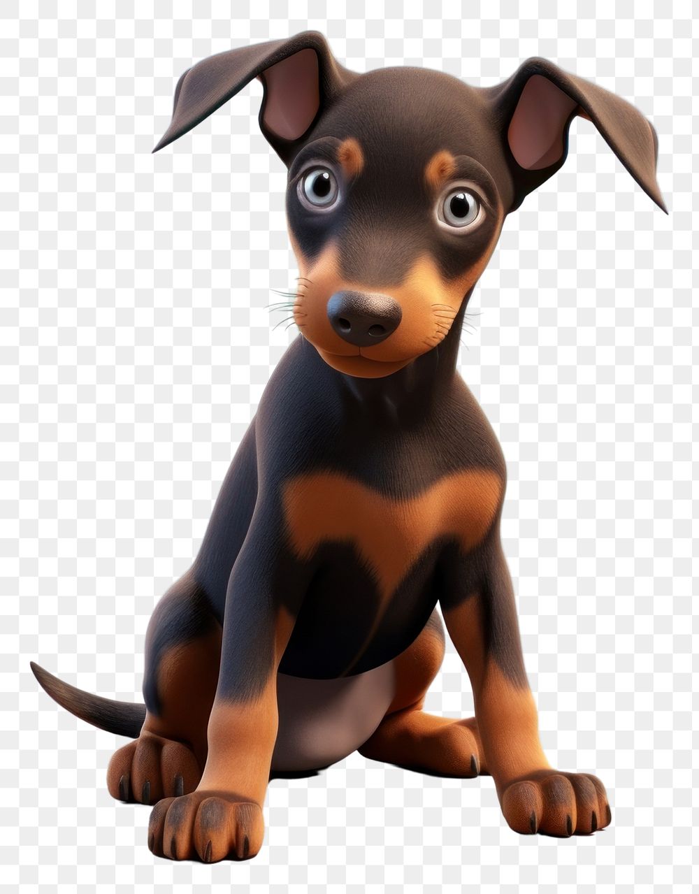 PNG Cartoon mammal animal puppy. 