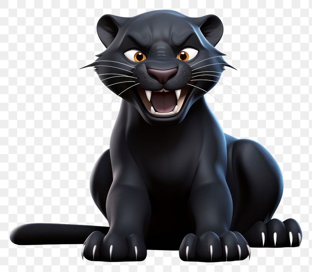 PNG Animal cartoon panther mammal. 