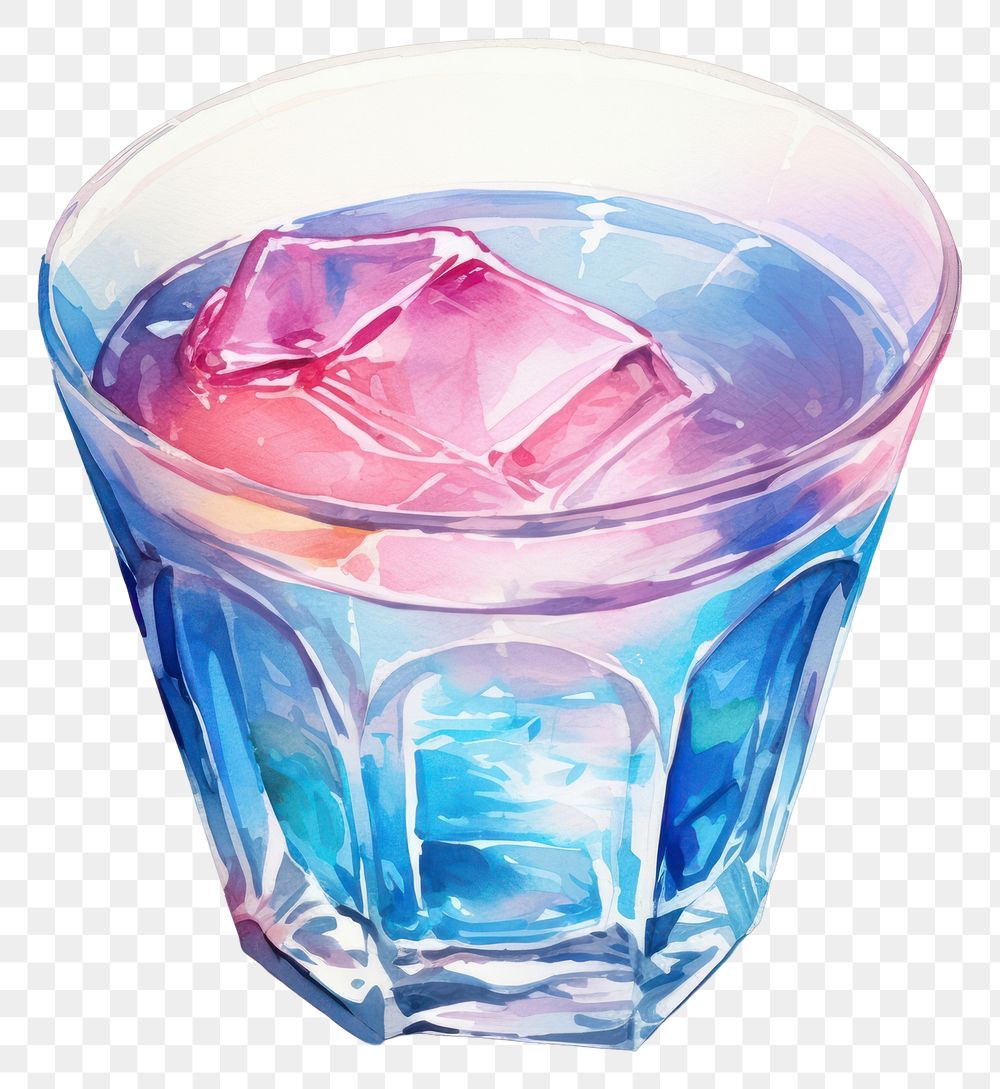 PNG Glass ice refreshment freshness. AI generated Image by rawpixel.