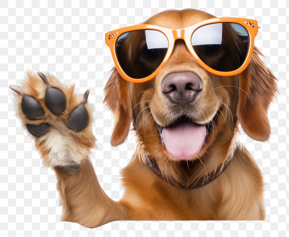 PNG Dog sunglasses mammal animal. AI generated Image by rawpixel.