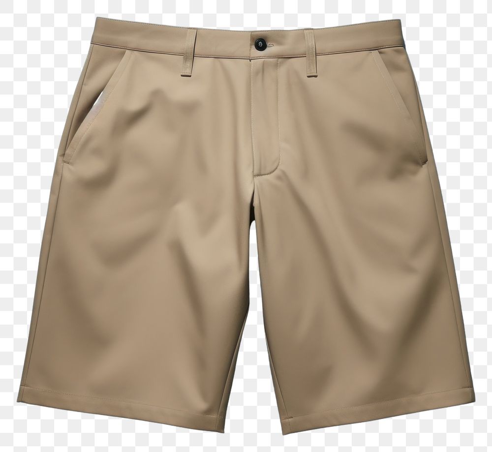 PNG Shorts khaki studio shot underpants. AI generated Image by rawpixel.