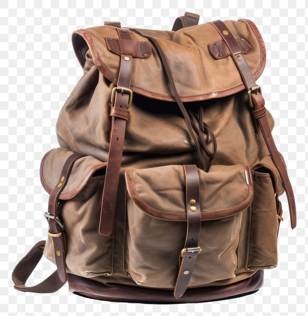 PNG Backpack handbag travel transparent background