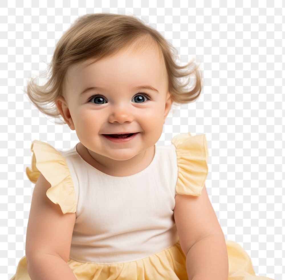 PNG Baby smiling sitting smile. AI generated Image by rawpixel.