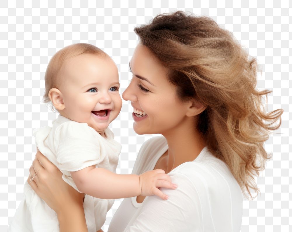 PNG Baby laughing portrait adult. AI generated Image by rawpixel.