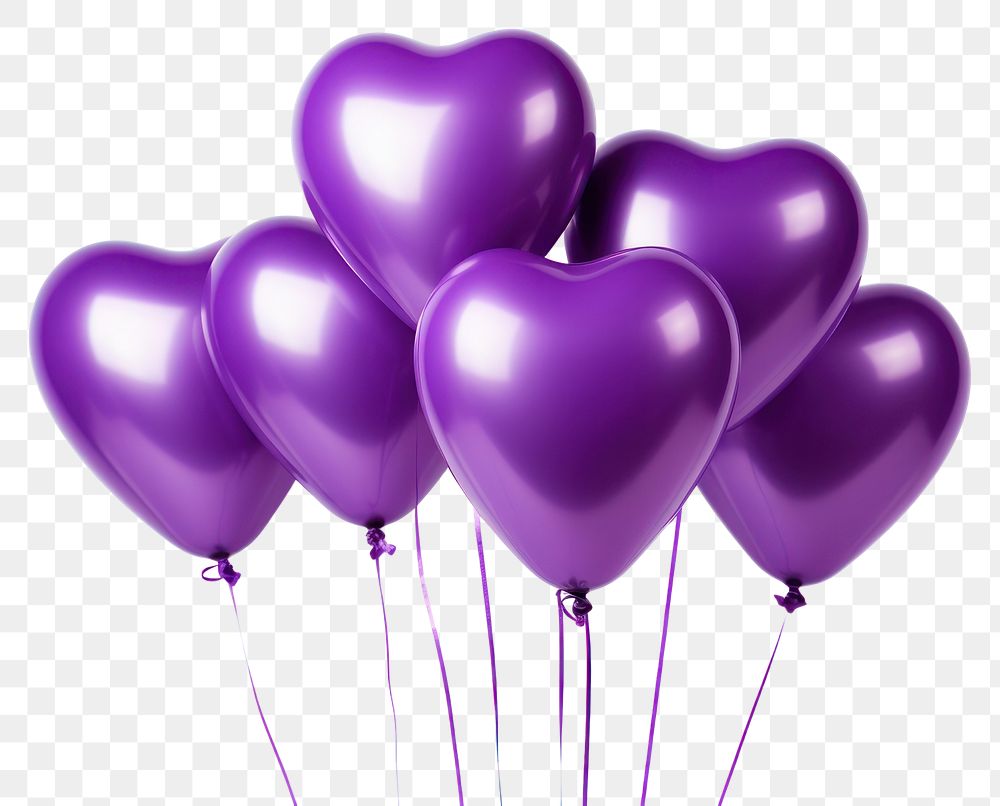 PNG Balloon purple celebration anniversary. 