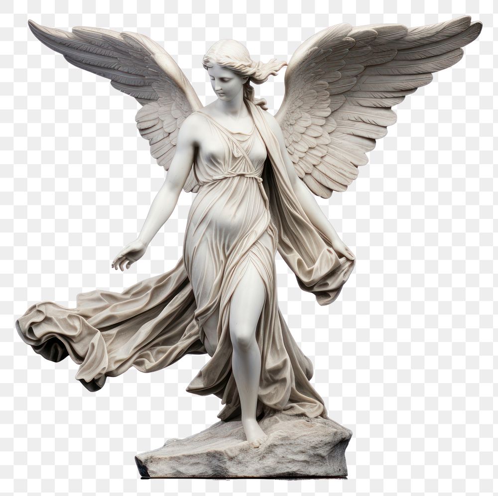 PNG Sculpture statue angel white