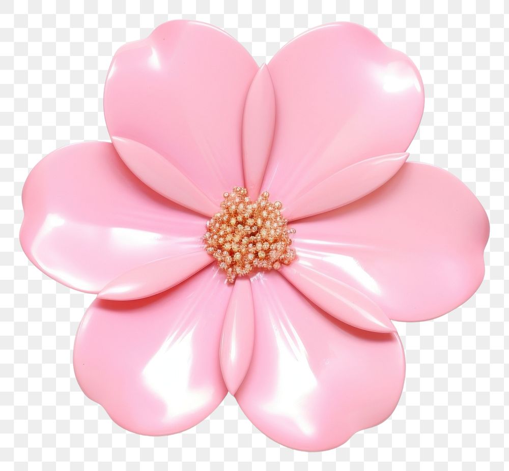 PNG Flower jewelry blossom brooch. 