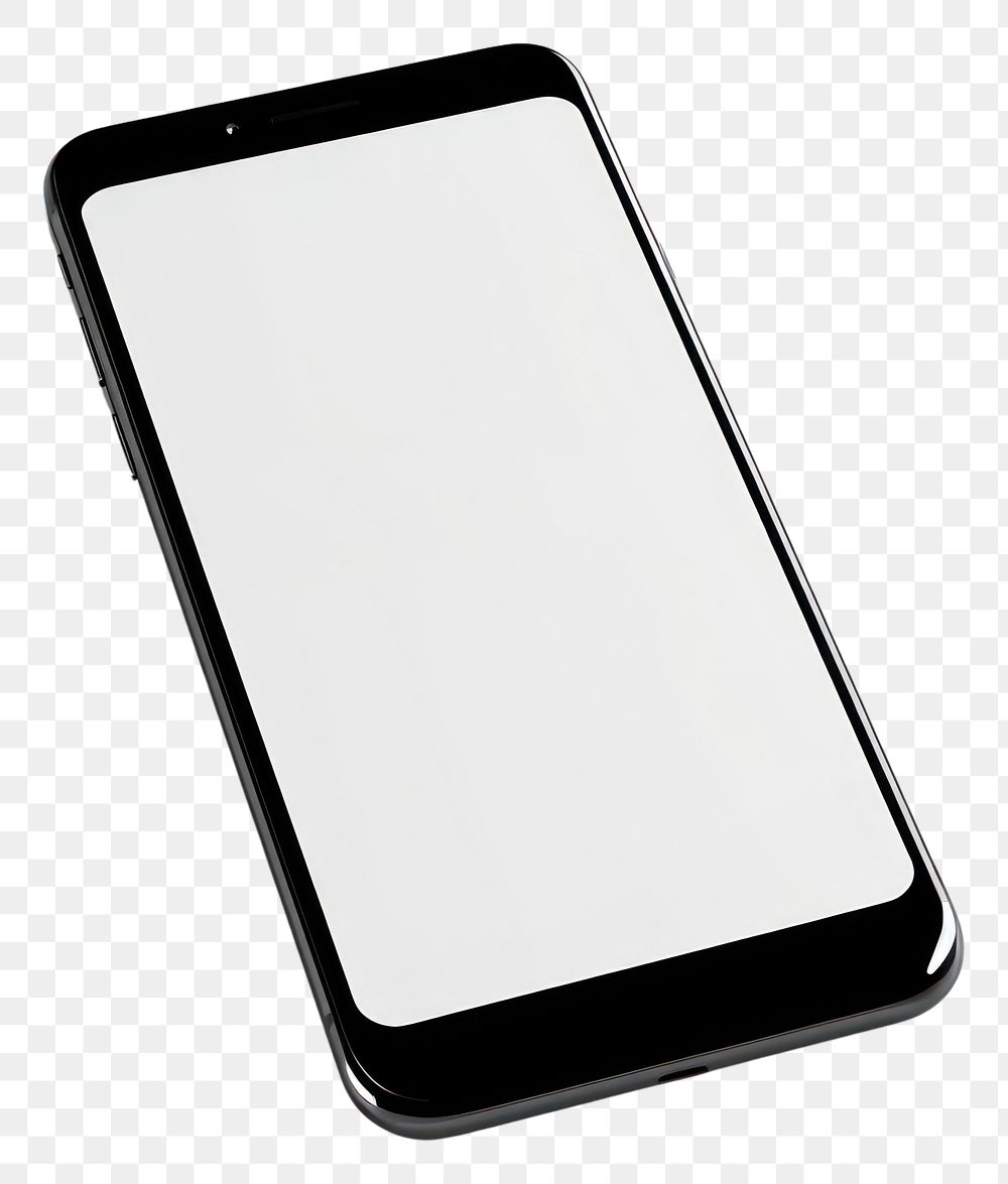 PNG 3d smartphone screen white background portability. AI generated Image by rawpixel.