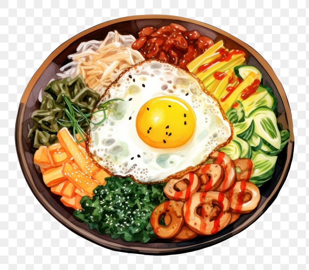 PNG Plate meal food dish. AI generated Image by rawpixel.
