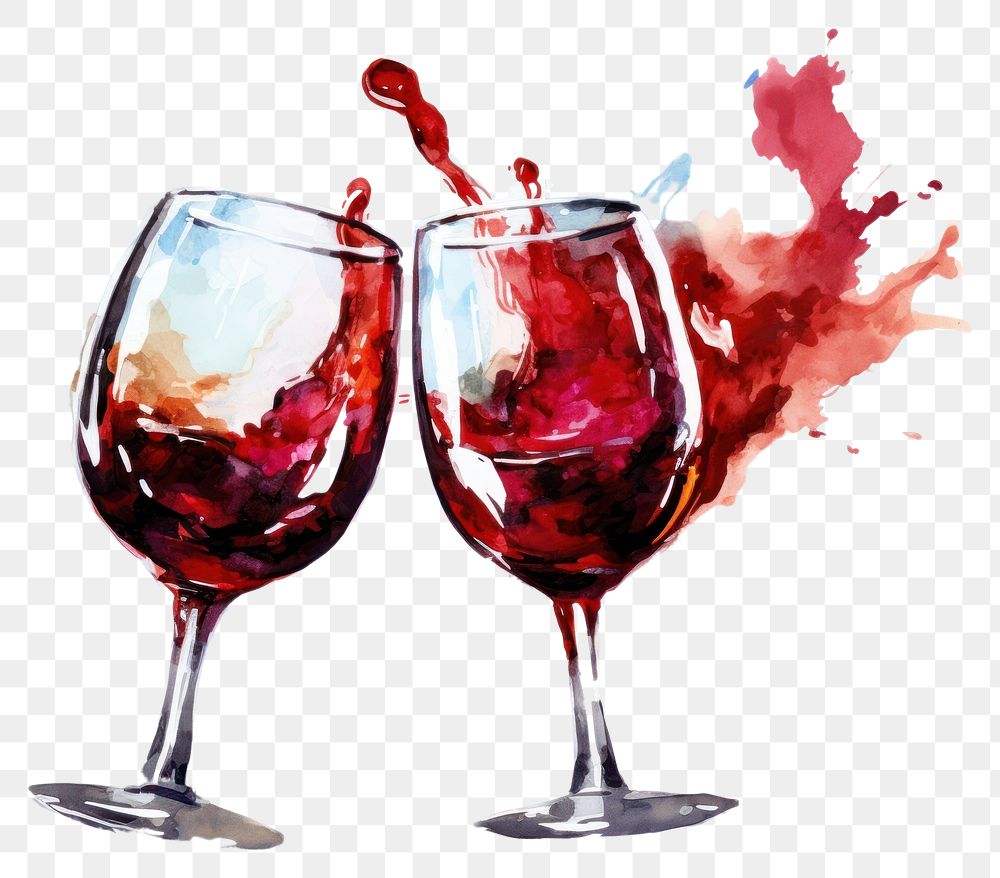 PNG Wine glass drink transparent background. AI generated Image by rawpixel.