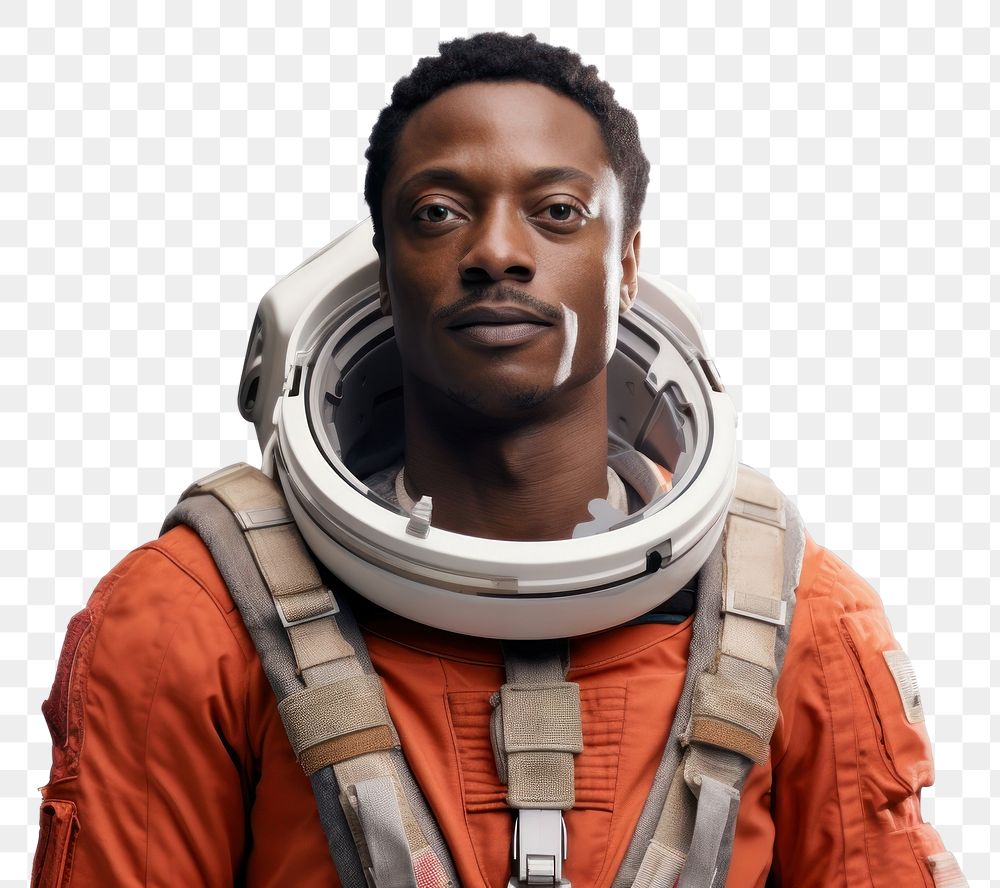 PNG Adult dreadlocks astronaut portrait. AI generated Image by rawpixel.