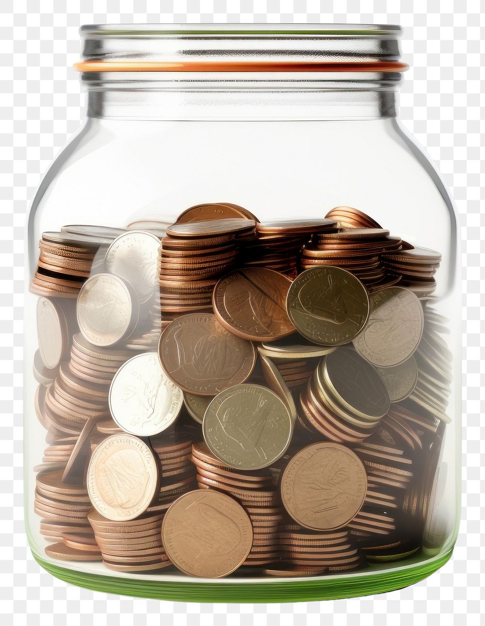PNG Money coin jar investment. AI generated Image by rawpixel.