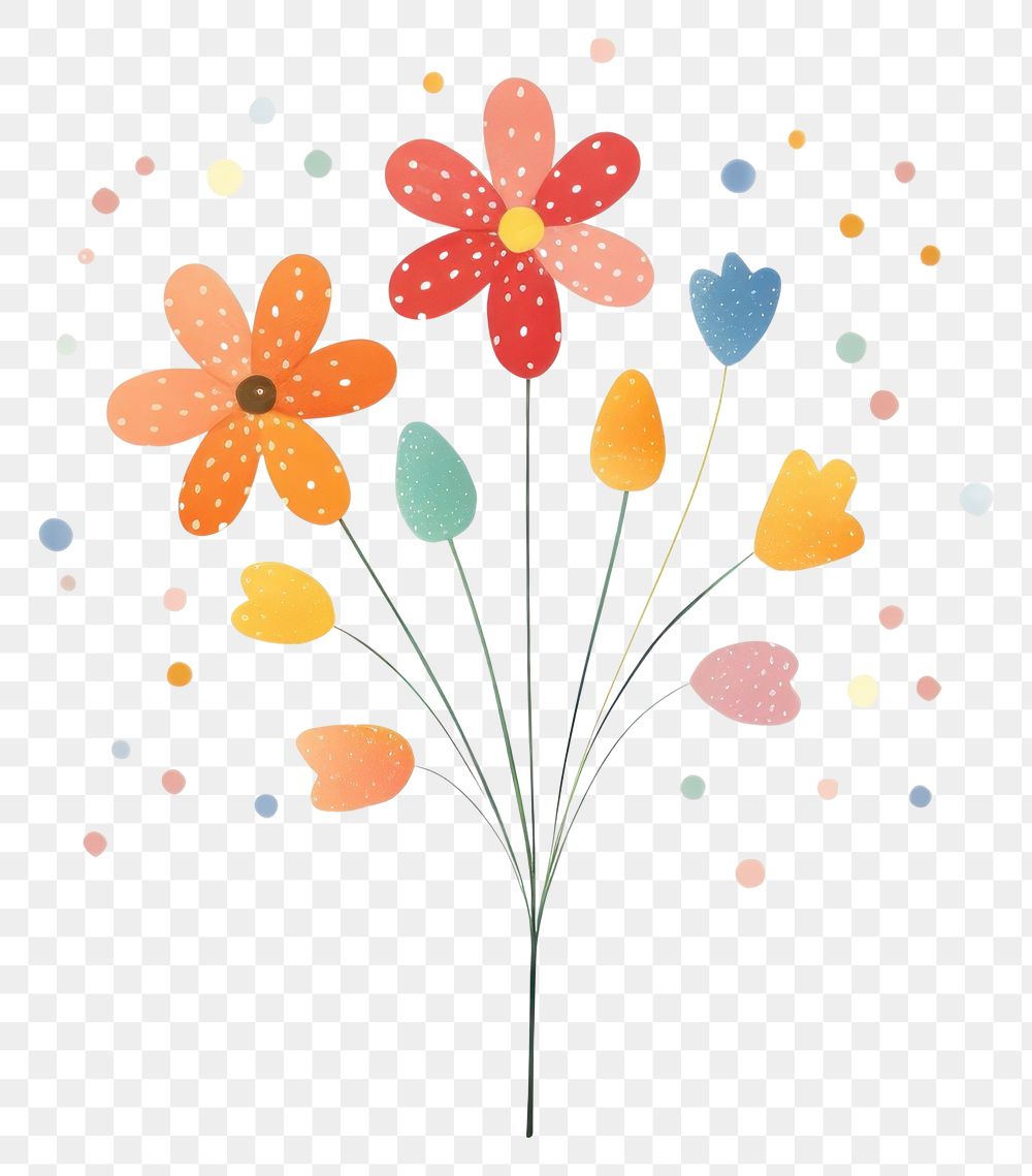 PNG Pattern flower plant paper. AI generated Image by rawpixel.