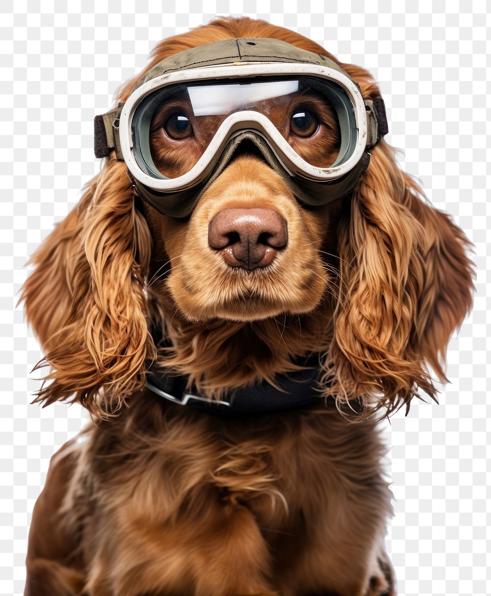 PNG Dog goggles animal mammal. AI generated Image by rawpixel.