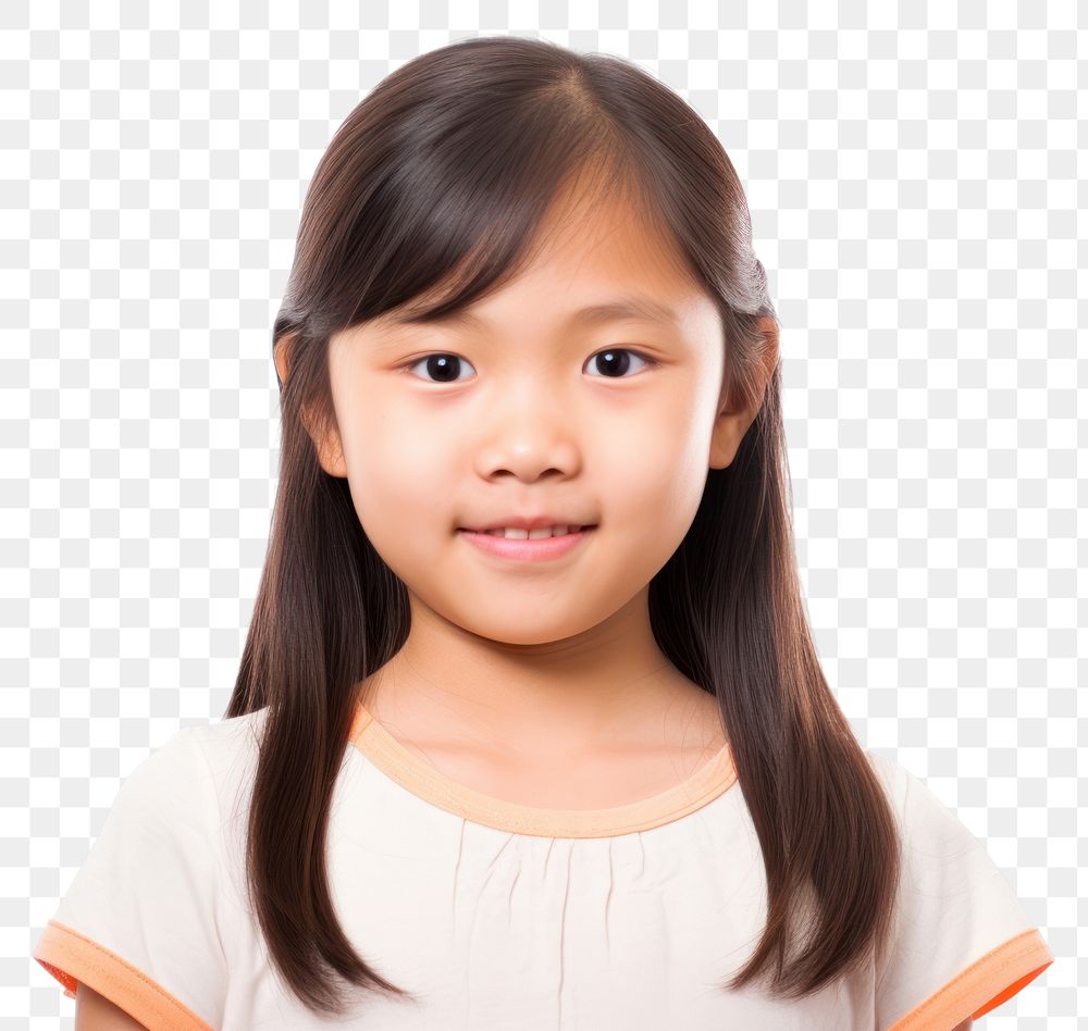 PNG Portrait child smile photo. AI generated Image by rawpixel.