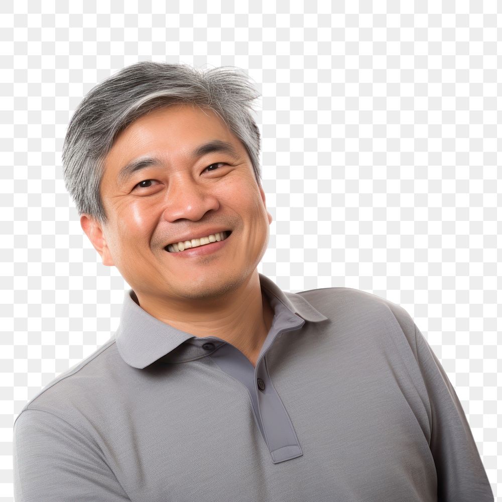 PNG Portrait adult smile photo. AI generated Image by rawpixel.