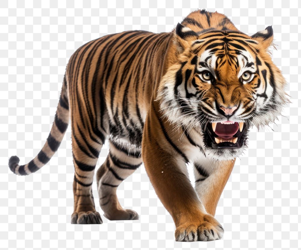 PNG Tiger wildlife animal mammal. AI generated Image by rawpixel.