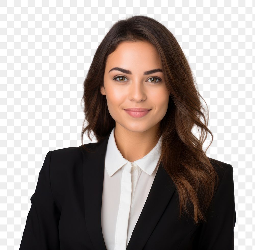 PNG Lawyer portrait female adult. AI generated Image by rawpixel.