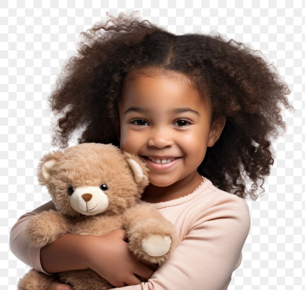 PNG Teddy bear photography portrait child. AI generated Image by rawpixel.