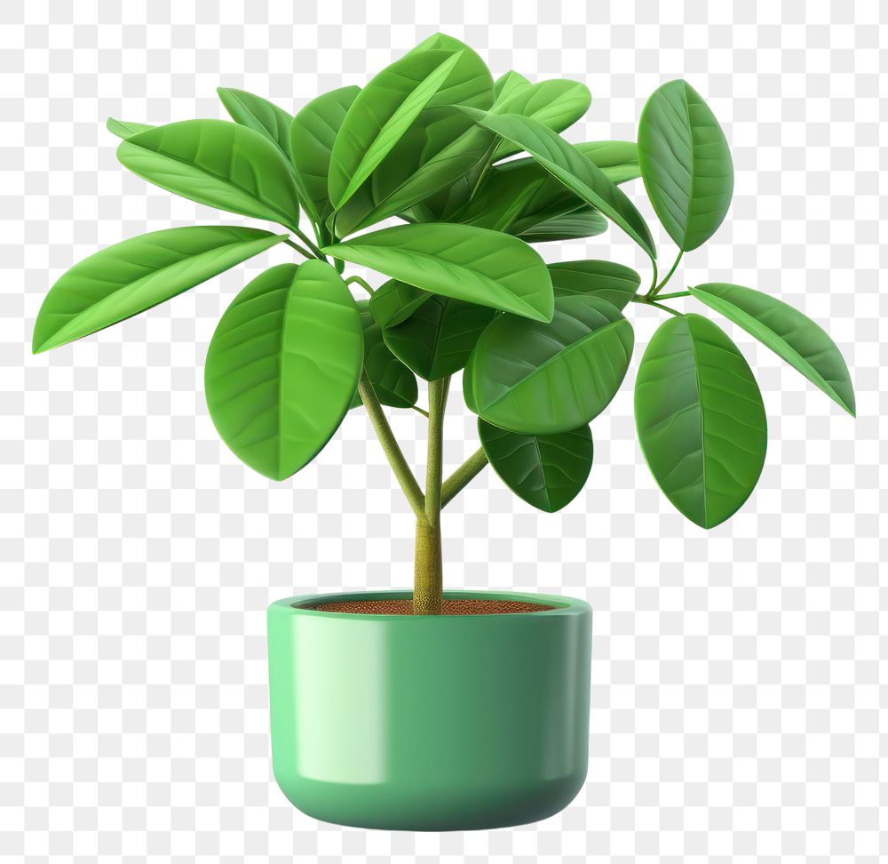 PNG Schefflera bonsai plant leaf. AI generated Image by rawpixel.