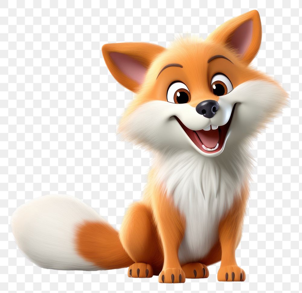 PNG Fox mammal animal white. AI generated Image by rawpixel.
