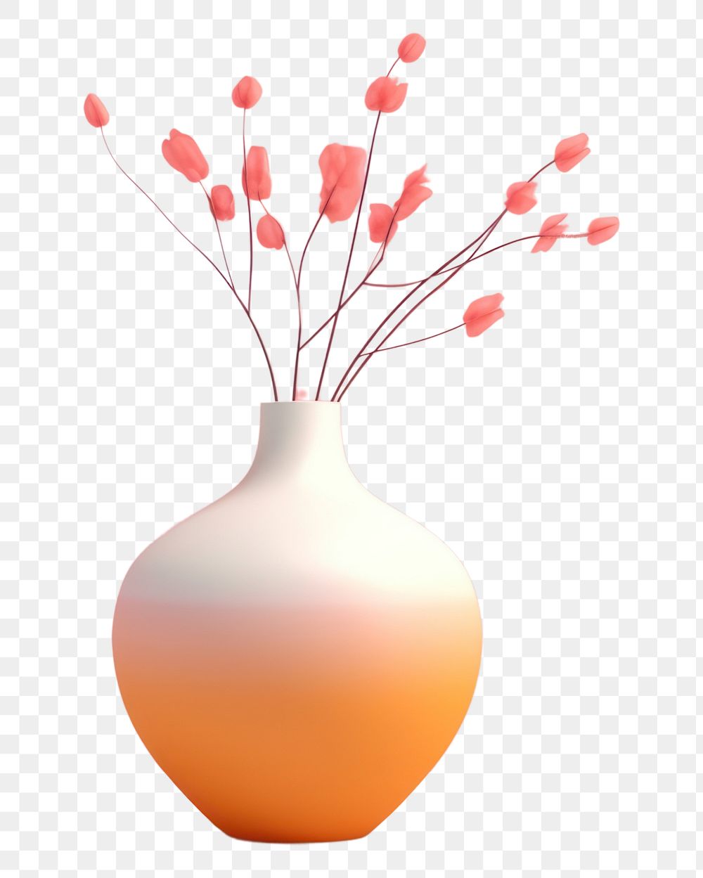 PNG Flower vase art blossom. 