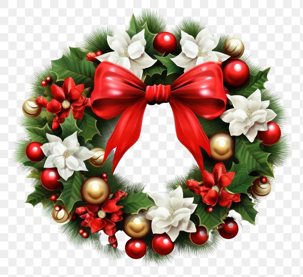 PNG Wreath christmas transparent background illuminated. AI generated Image by rawpixel.