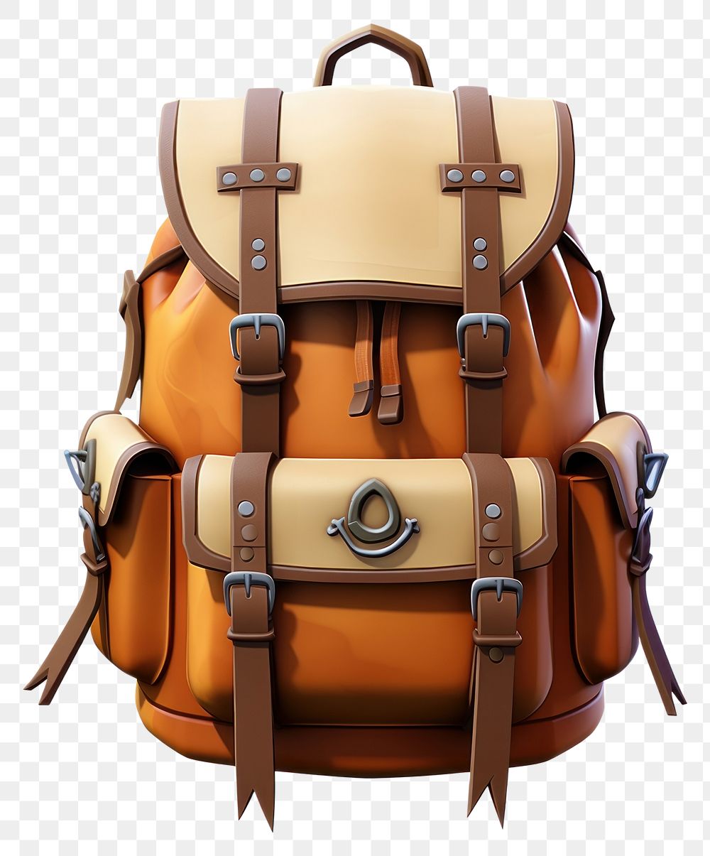 PNG Backpack bag white background furniture. AI generated Image by rawpixel.