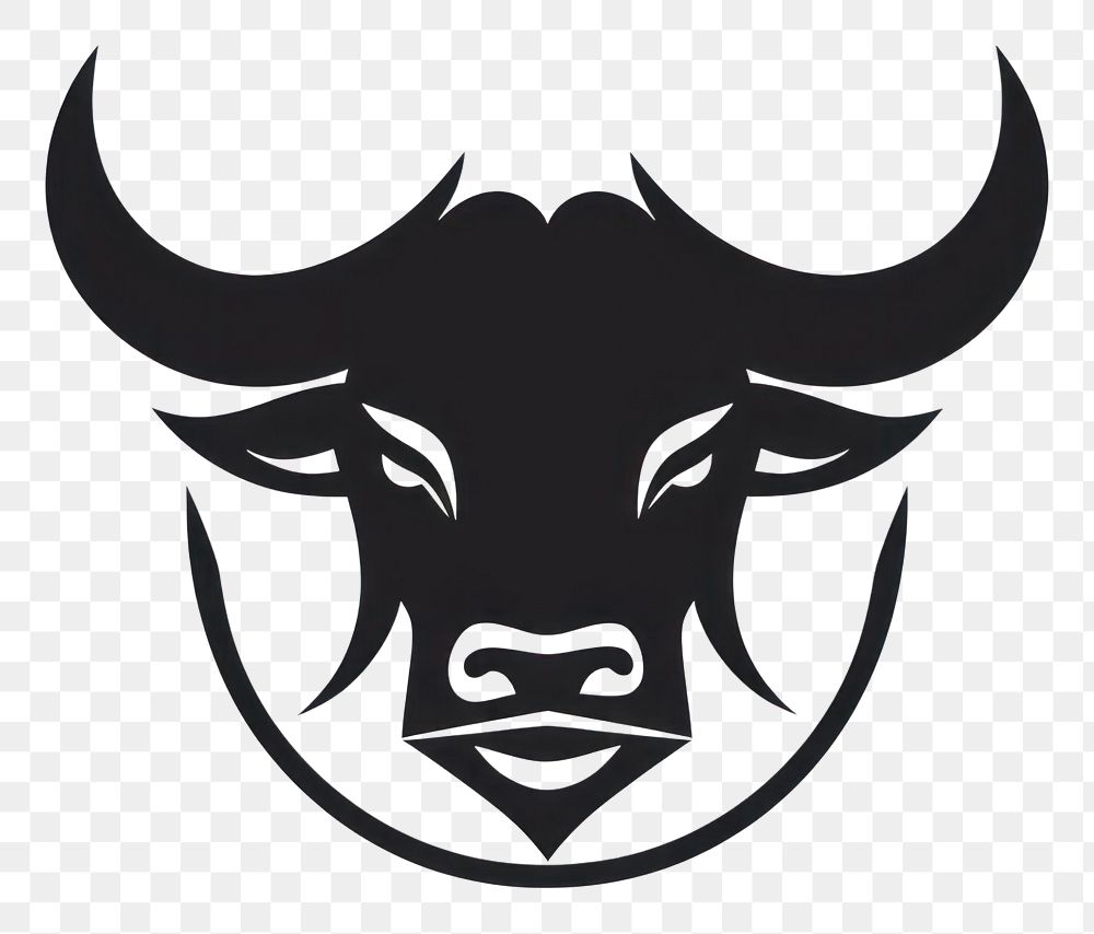 PNG Buffalo mammal logo livestock. AI generated Image by rawpixel.