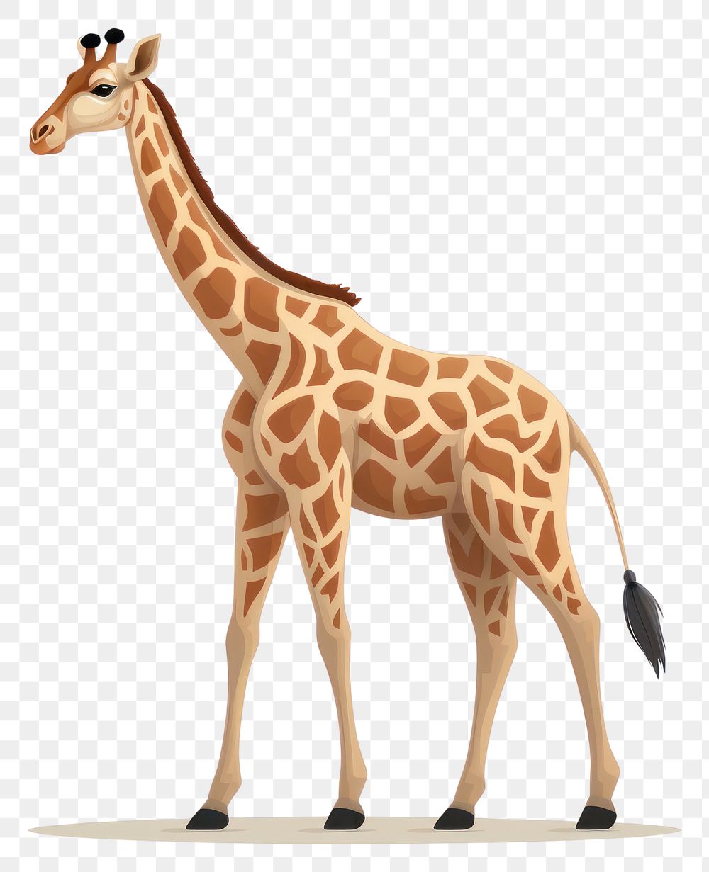 PNG Wildlife giraffe animal mammal. AI generated Image by rawpixel.