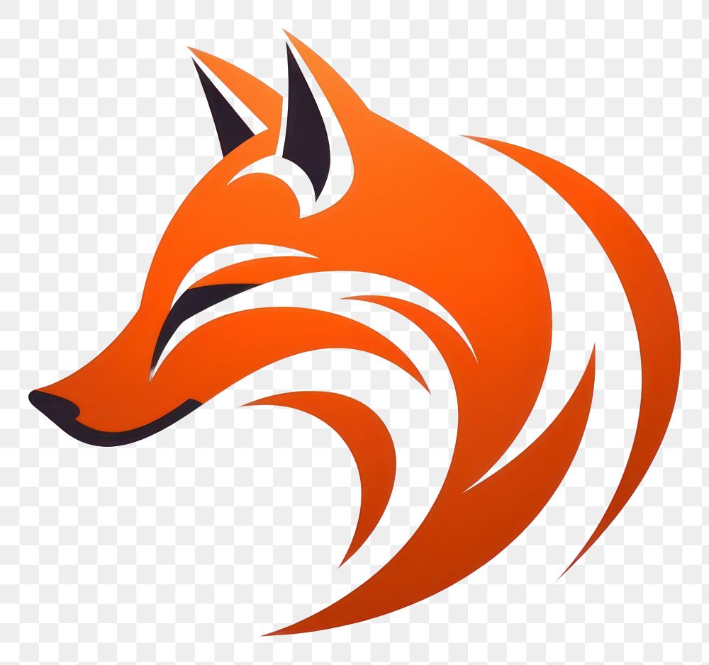 PNG Logo fox animal mammal. AI generated Image by rawpixel.