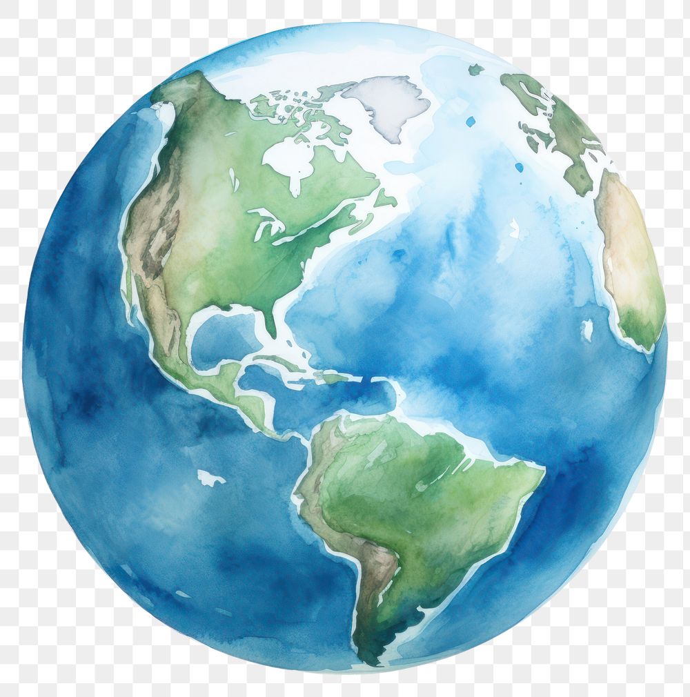 PNG Earth planet globe space transparent background