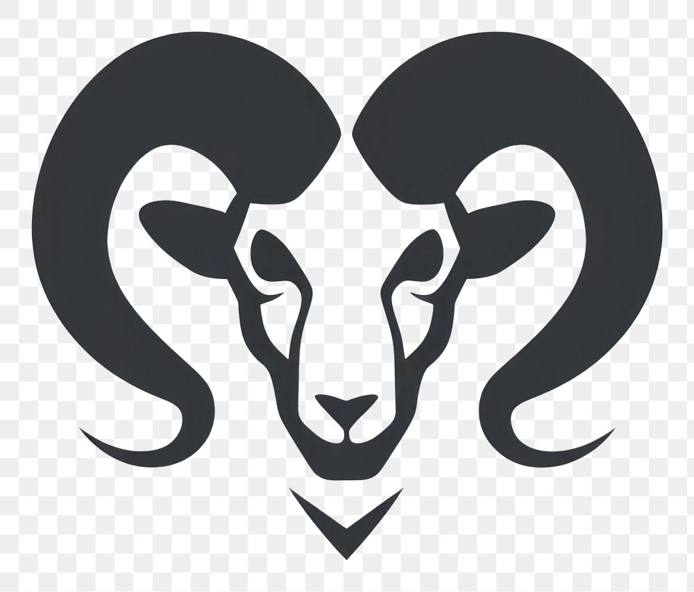 PNG Livestock animal mammal logo. AI generated Image by rawpixel.